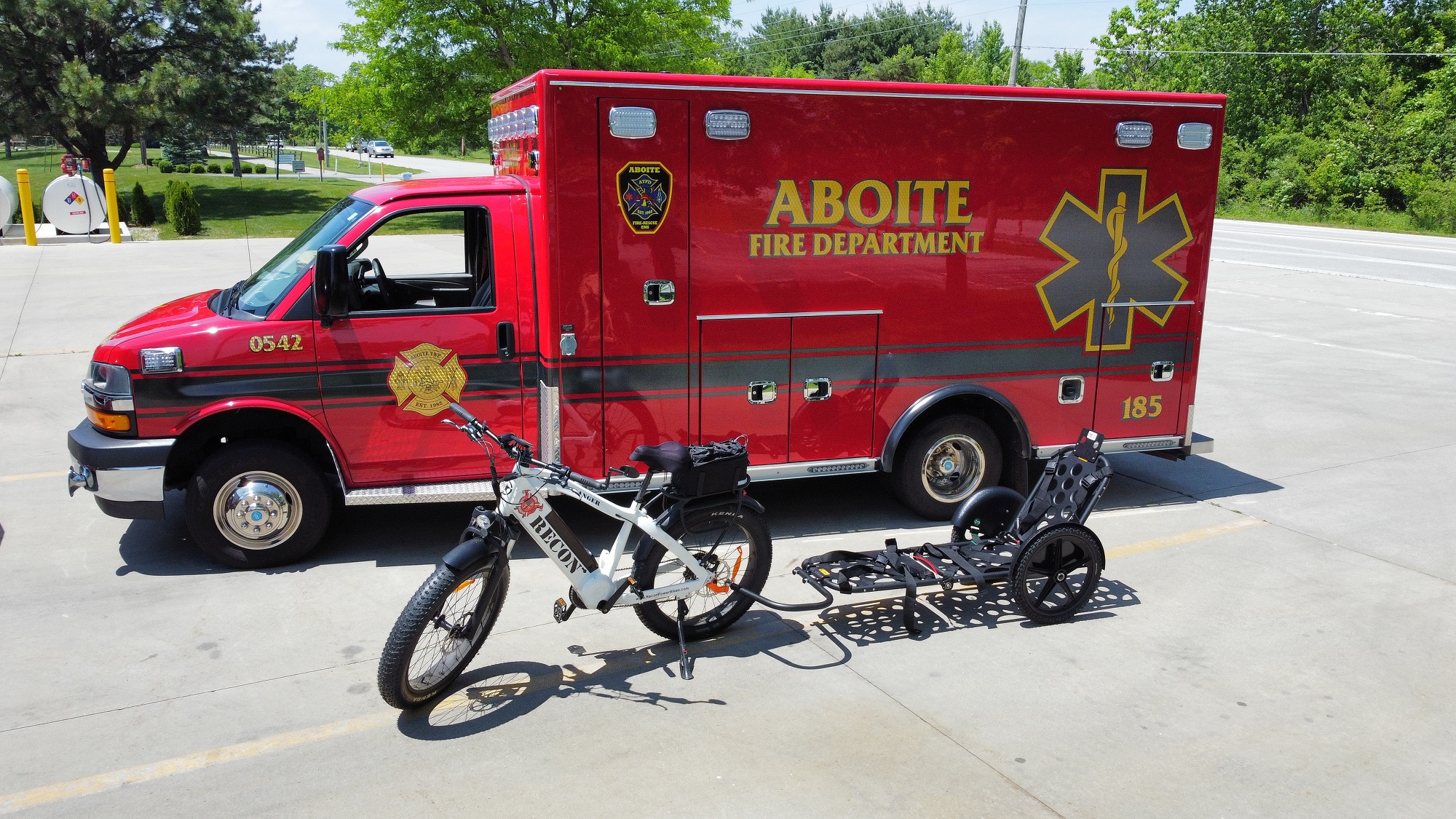 EMS Rescue Bike w Stretcher